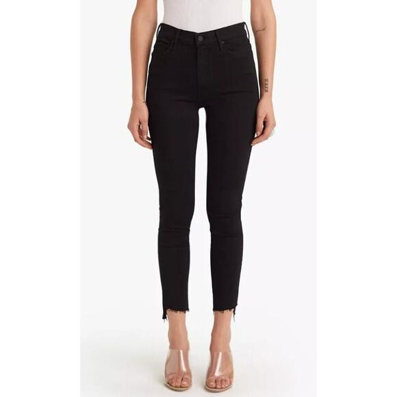 MOTHER Womens The Stunner Zip Ankle Step Fray in Not Guilty‎ Size 25 - Picture 1 of 7